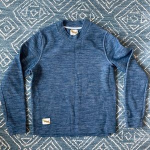 Tracksmith Rapid Transit Crew, Women’s Small, Blue